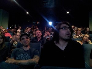 Happy audience at the premiere